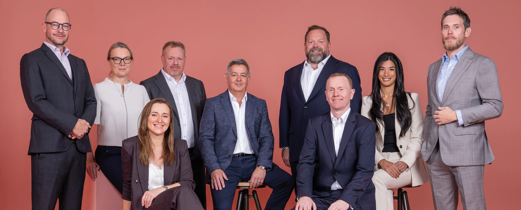 From Left to Right: Rupert Venter, Johanna Staples, Paul Fraser, Matthew Tribe, Daniel Palmer, Farida Farag, Matthew Board; front row (L to R): Gosia Baron and Thomas Cunniffe, Cities & Communities team of AtkinsRéalis